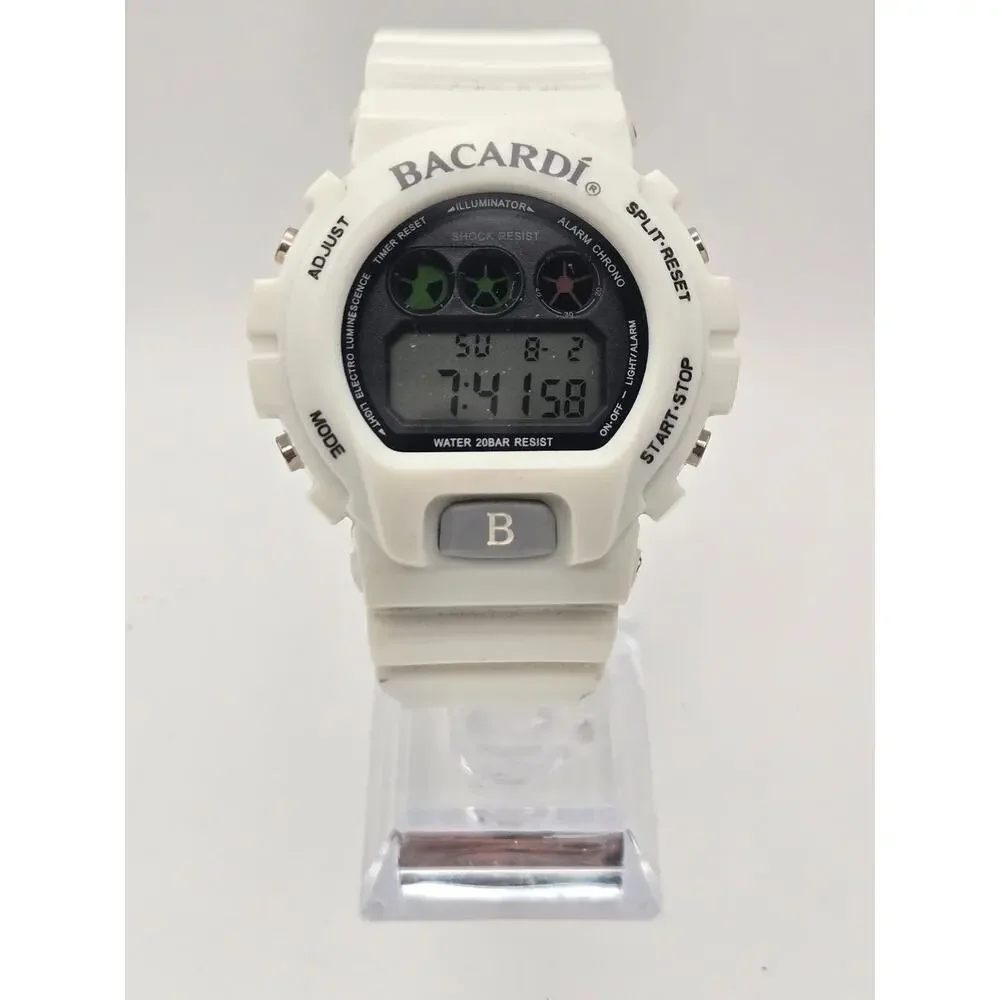 Bacardi Pineapple Fusion White Digital Promo Watch